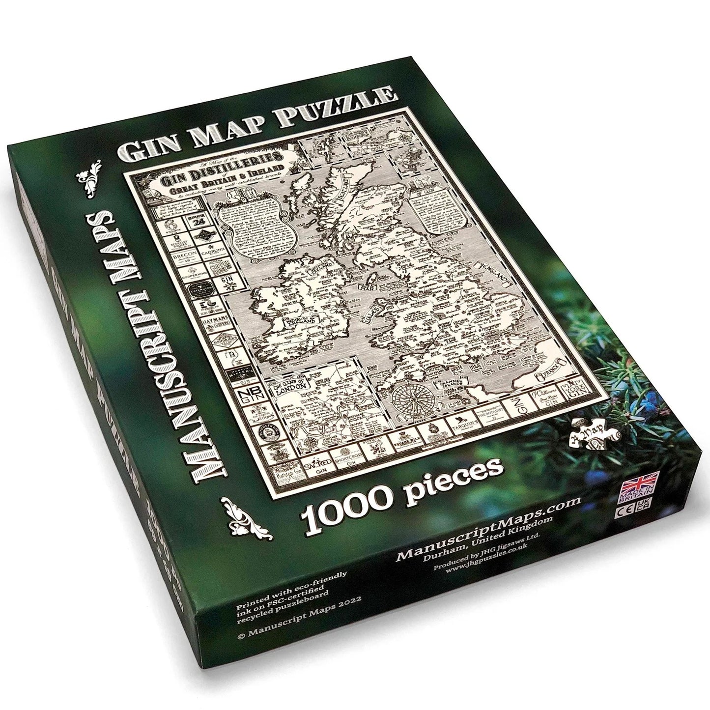 Gin Map Jigsaw 
Puzzle - 1000 pieces