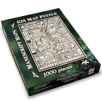 Gin Map Jigsaw 
Puzzle - 1000 pieces