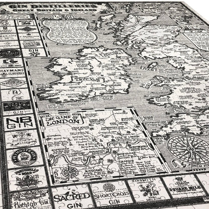 Gin Map Jigsaw 
Puzzle - 1000 pieces