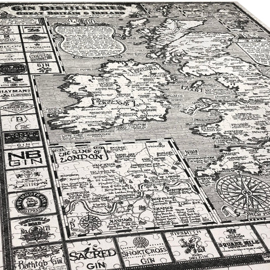 Gin Map Jigsaw 
Puzzle - 1000 pieces