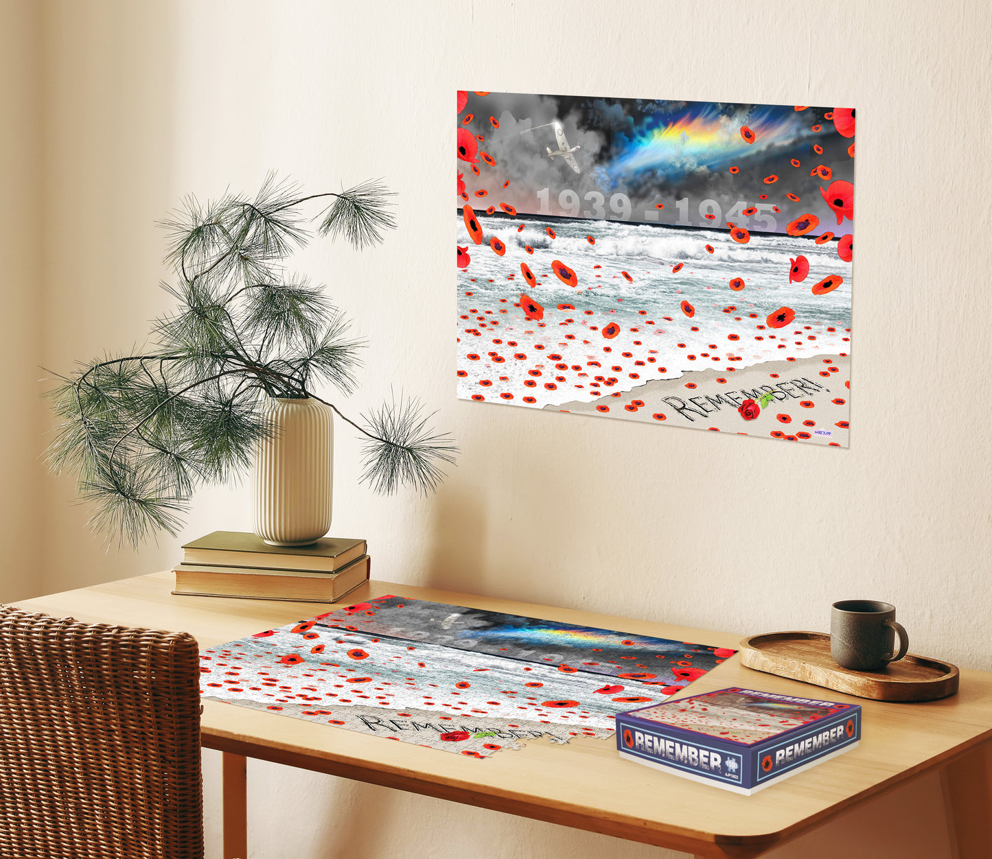 Mike Jupp Remember Poster & Puzzle Bundle