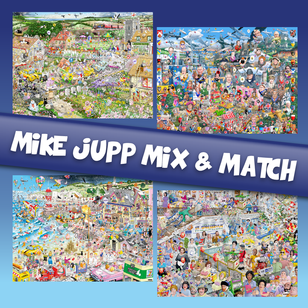Mike Jupp 'I Love' Jigsaw Puzzle Bundle - Mix & Match