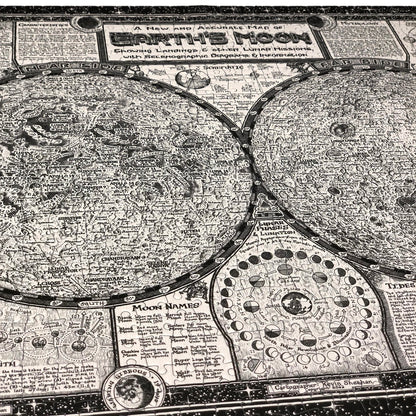 Moon Map Jigsaw 
Puzzle - 1000 pieces