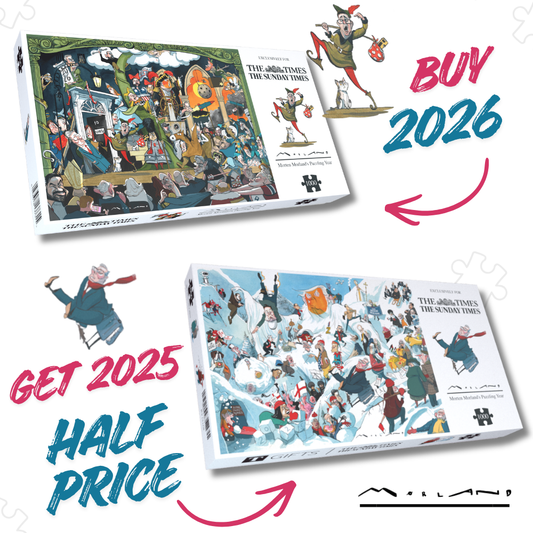 Morten Morland's Buy 2026 Puzzling Year & Get 2025 Edition Half Price