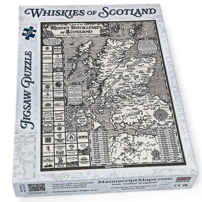 Whisky Map Jigsaw 
Puzzle - 1000 pieces