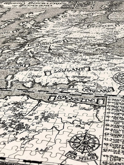 Whisky Map Jigsaw 
Puzzle - 1000 pieces