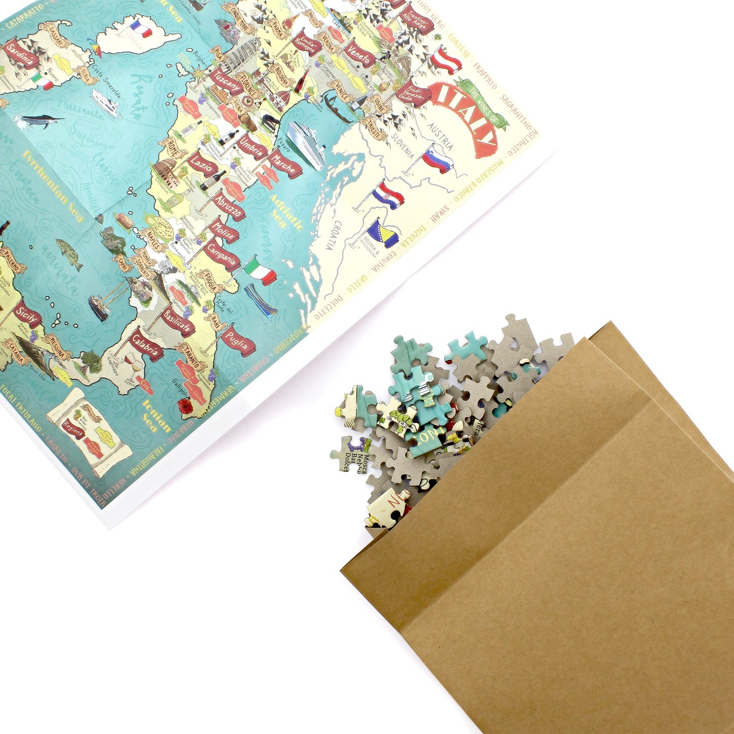 Wines of Italy 1000 Piece Jigsaw Puzzle