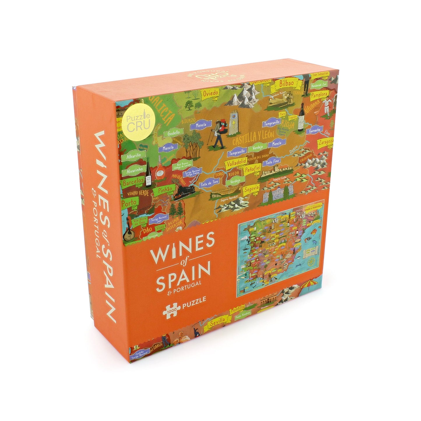 Wines of Spain and Portugal 1000 Piece Jigsaw Puzzle