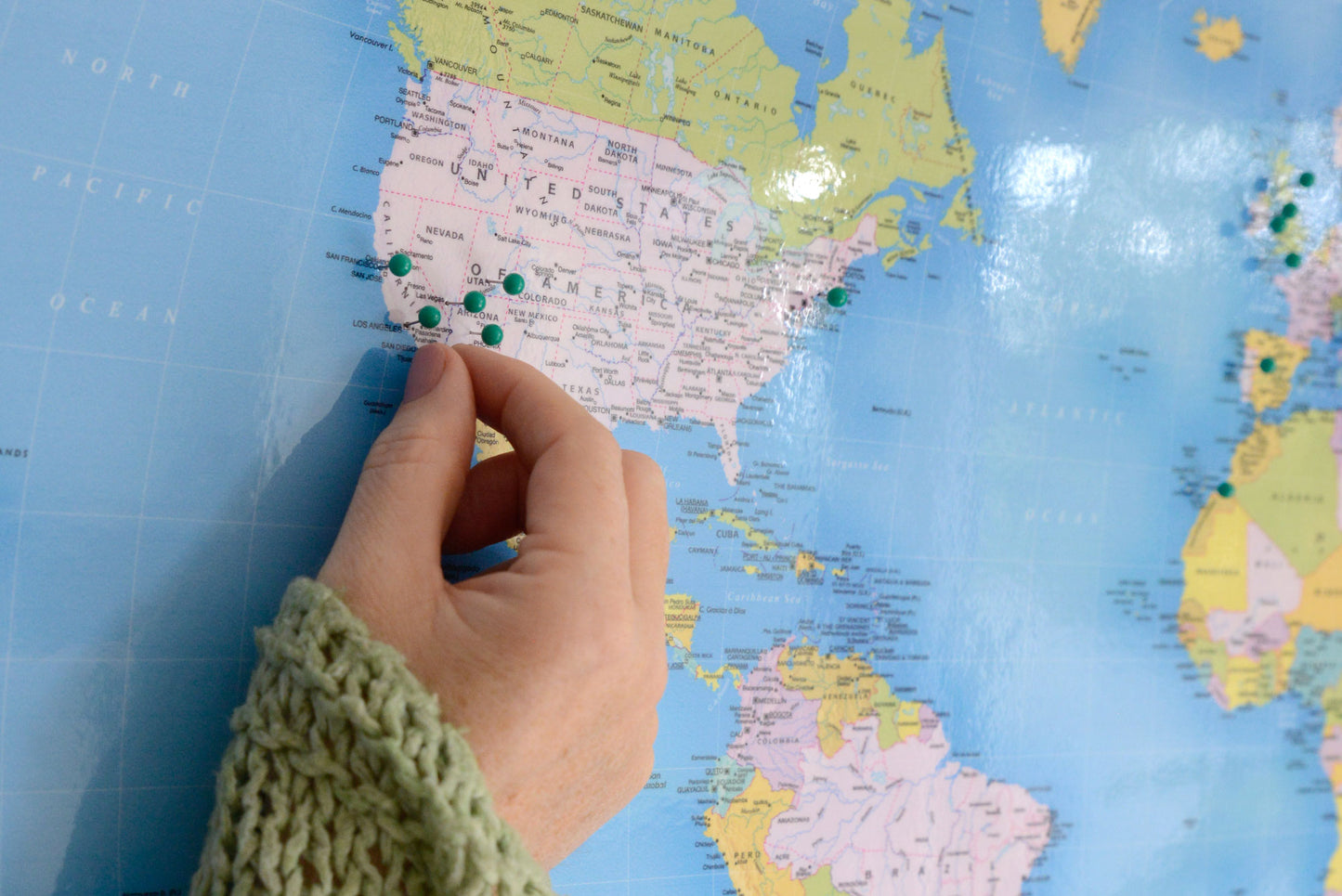 Personalised World Traveller Map