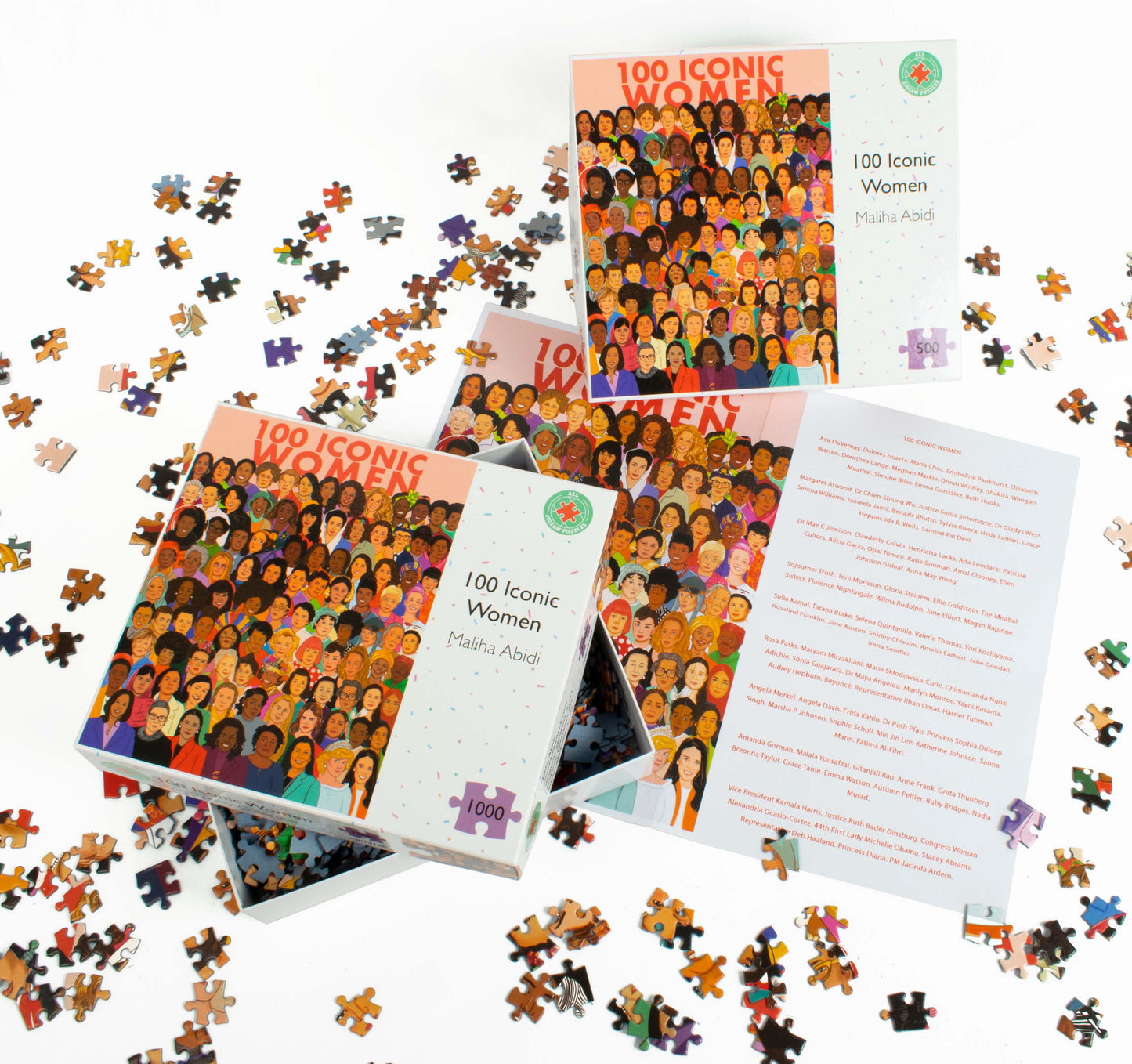 100 Iconic Women - 500 or 1000 Piece Jigsaw Puzzle