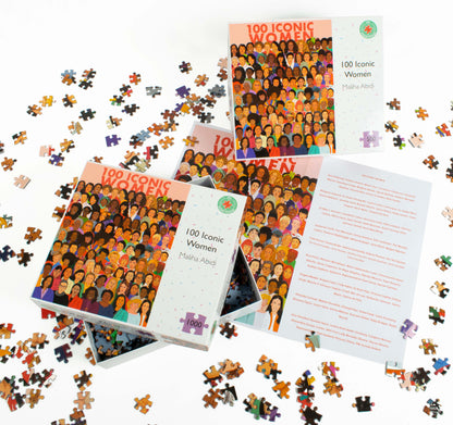 100 Iconic Women - 500 or 1000 Piece Jigsaw Puzzle