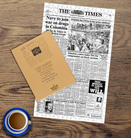 Times of London Personalised Newspaper Front Page Jigsaw Puzzle ...
