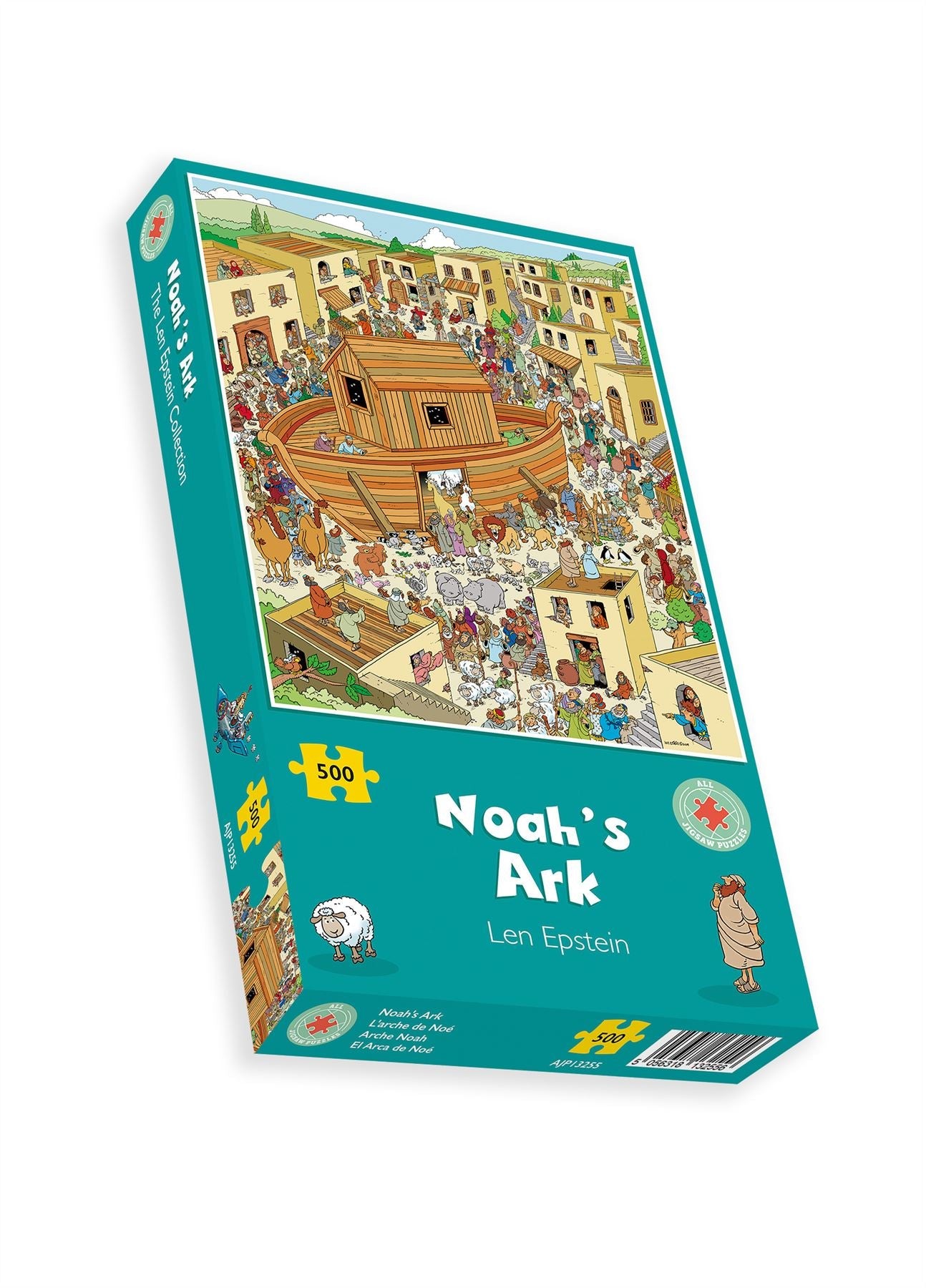 Puzzle 1000 Pezzi All Aboard – Mappa Comica Di Brighton, Illustrazione Tim Bulmer, Dimensioni 66x50 Cm, Cartone Spesso 1,5 Mm