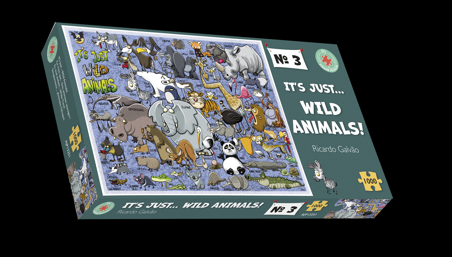 It's Just...Wild Animals 1000 Piece Jigsaw Puzzle box