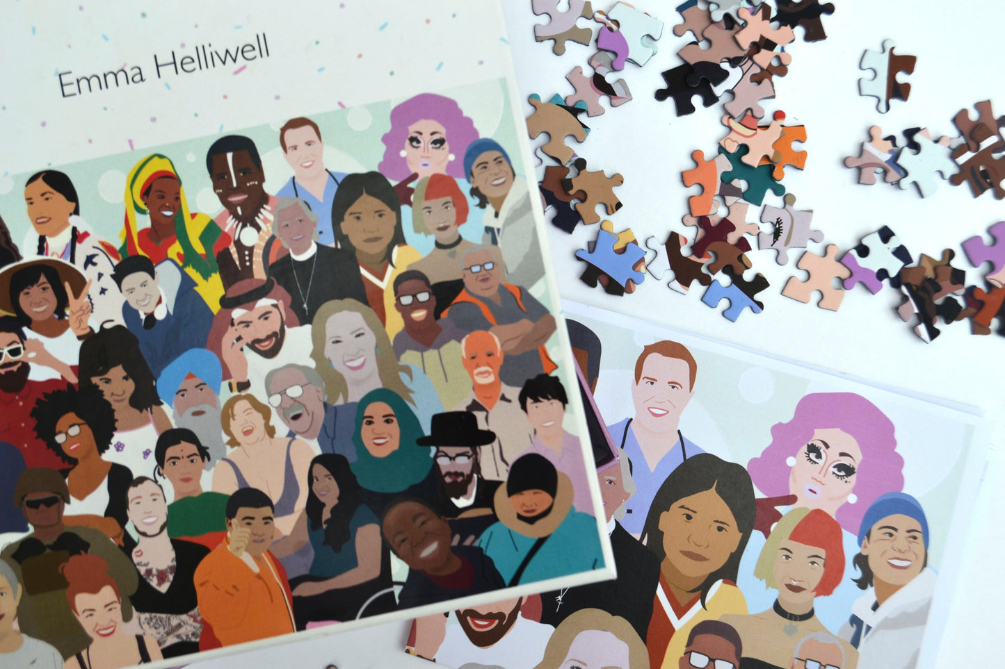 Diversity jigsaw 500 or 1000 Piece Jigsaw Puzzle