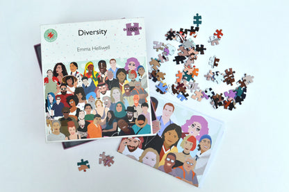 Diversity jigsaw 500 or 1000 Piece Jigsaw Puzzle