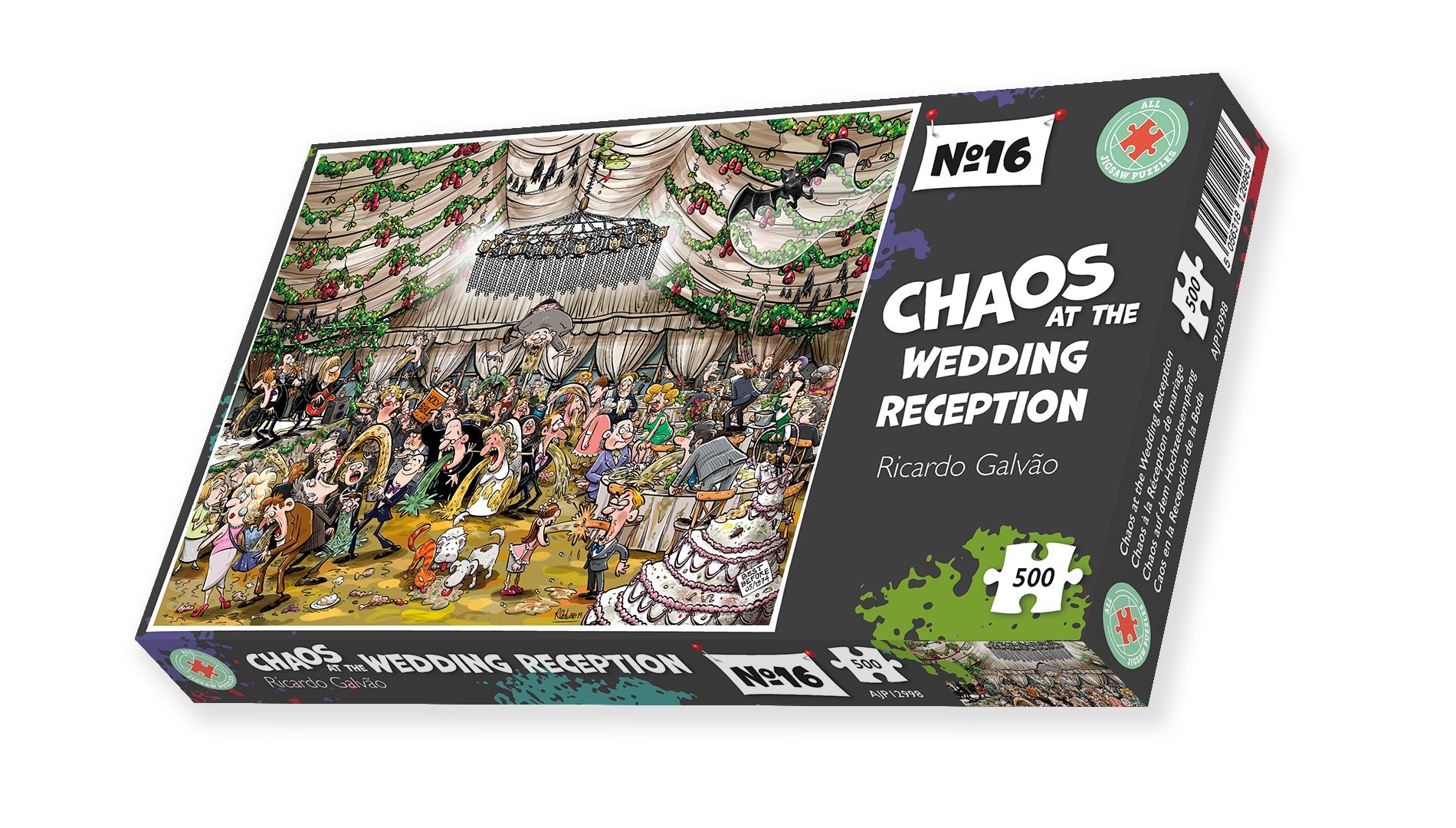 Chaos at the Wedding Reception - No.16 500 Piece Jigsaw Puzzle