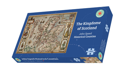 John Speed Historical Map of Scotland 1000 Piece Jigsaw Puzzle