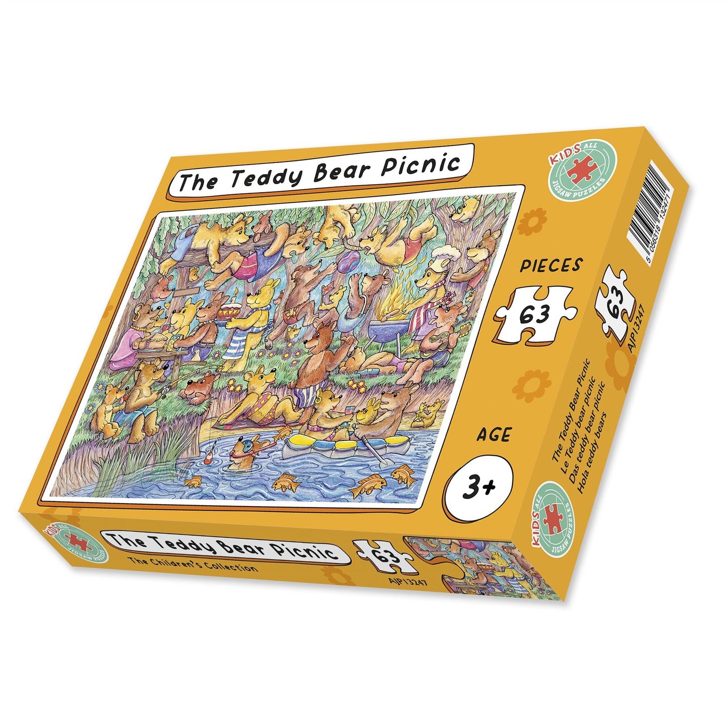 Teddies - Armand Foster 63 Piece Kids Jigsaw Puzzle box