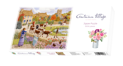 Autumn Village - Sarah Adams 1000 or 500XL Piece Jigsaw Puzzle