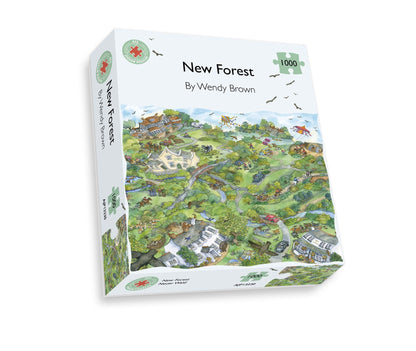 New Forest - Wendy Brown 1000 Piece Jigsaw Puzzle box