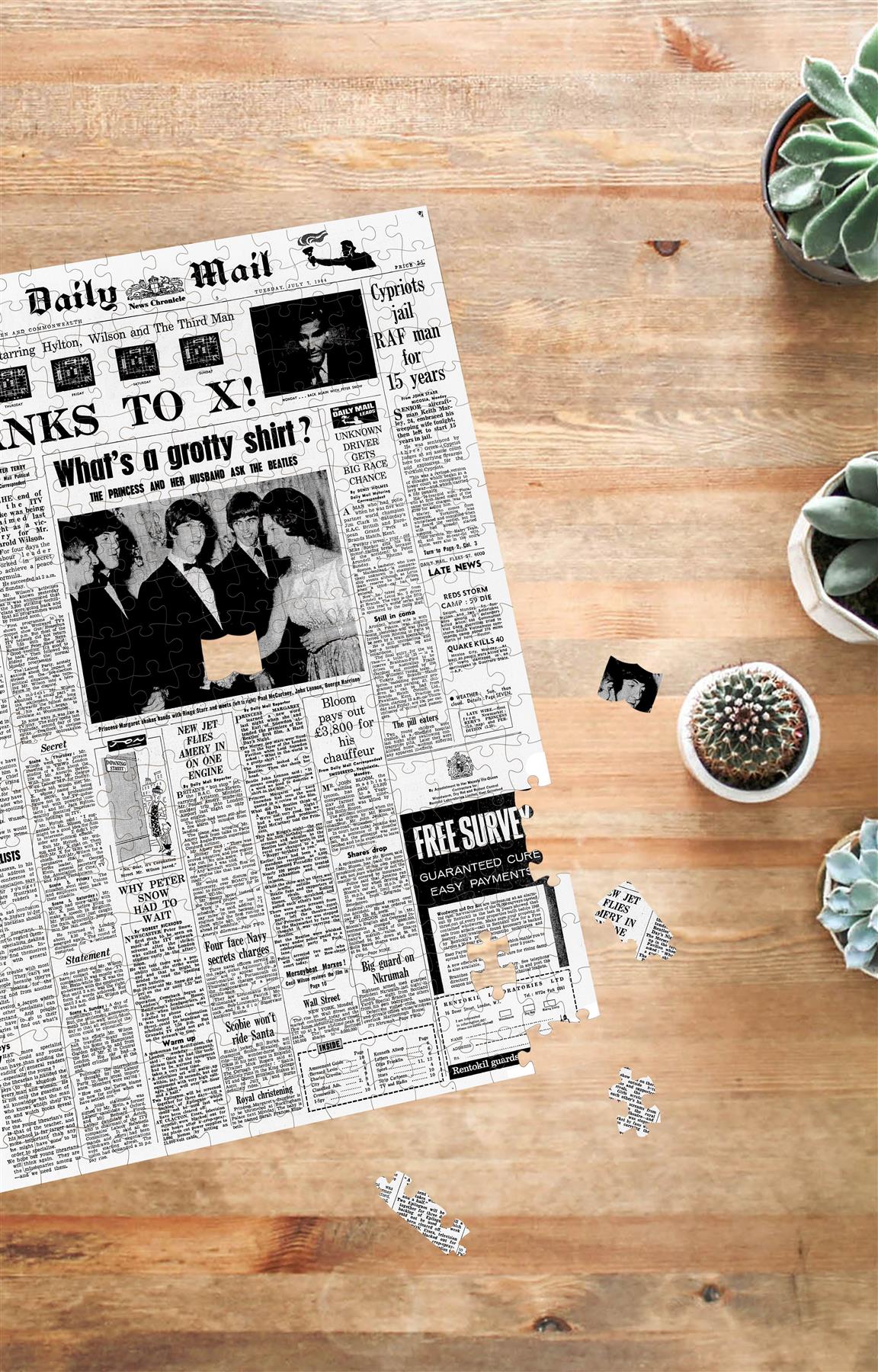 Daily Mail Newspaper Jigsaw Puzzle 3