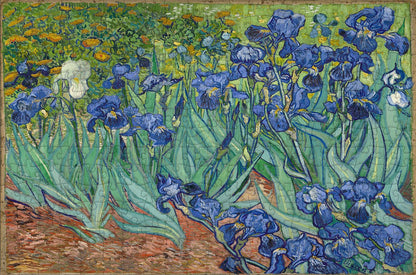 Irises by Vincent van Gogh 300 Piece Wooden Jigsaw Puzzle