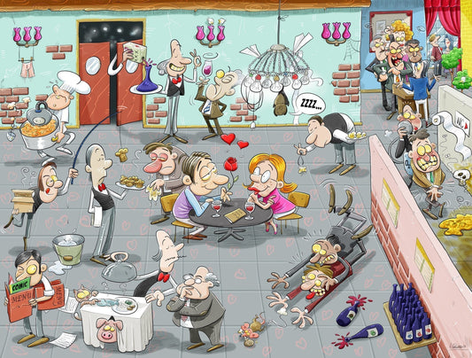 Jigsaw Puzzle - Chaos On Valentineâ€¡ÃâÃ´s Day 1000 Or 500 Piece Jigsaw Puzzle