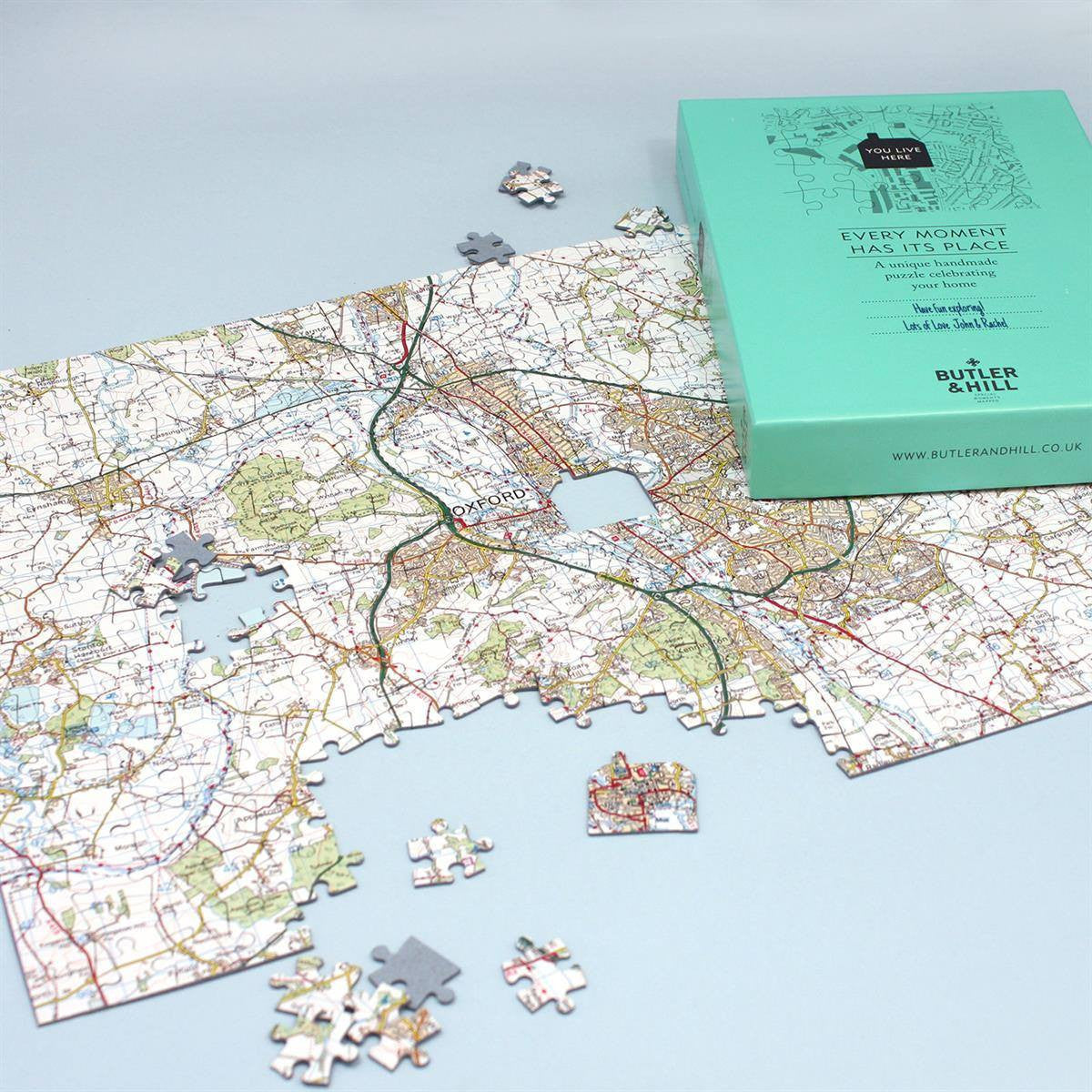 Jigsaw Puzzle - Personalised Landranger Map Jigsaw Puzzles