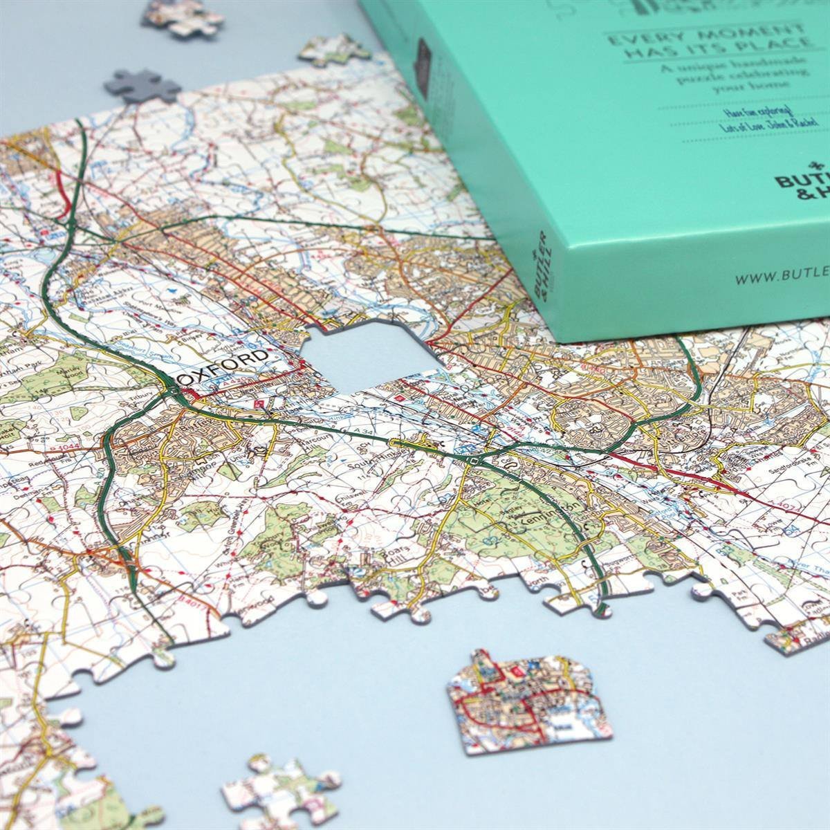 Personalised Ordnance Survey Map Jigsaw Puzzle