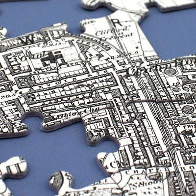 Jigsaw Puzzle - Personalised Victorian Map Jigsaw Puzzle
