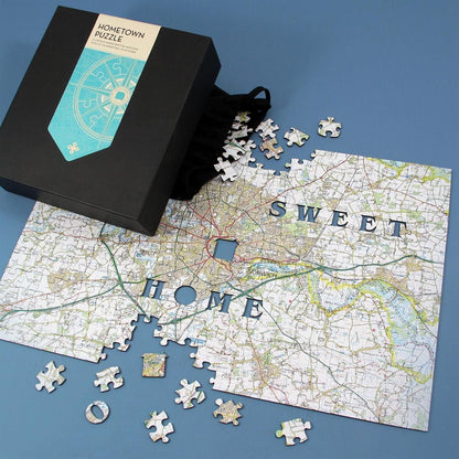 Jigsaw Puzzle - Personalised Wooden Hometown Jigsaw Puzzle
