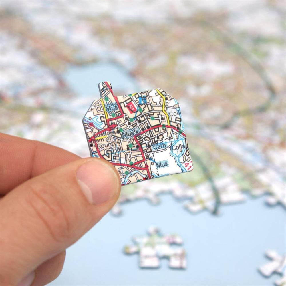 Butler Postcode Hometown Map Jigsaw Puzzle - centred on your home address Postcode ...