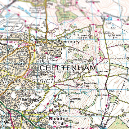 Map Gift - Personalised Map Tea Towel - 100% Cotton