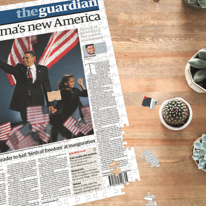 Personalised "The Guardian/Observer" Front Page Jigsaw Puzzle