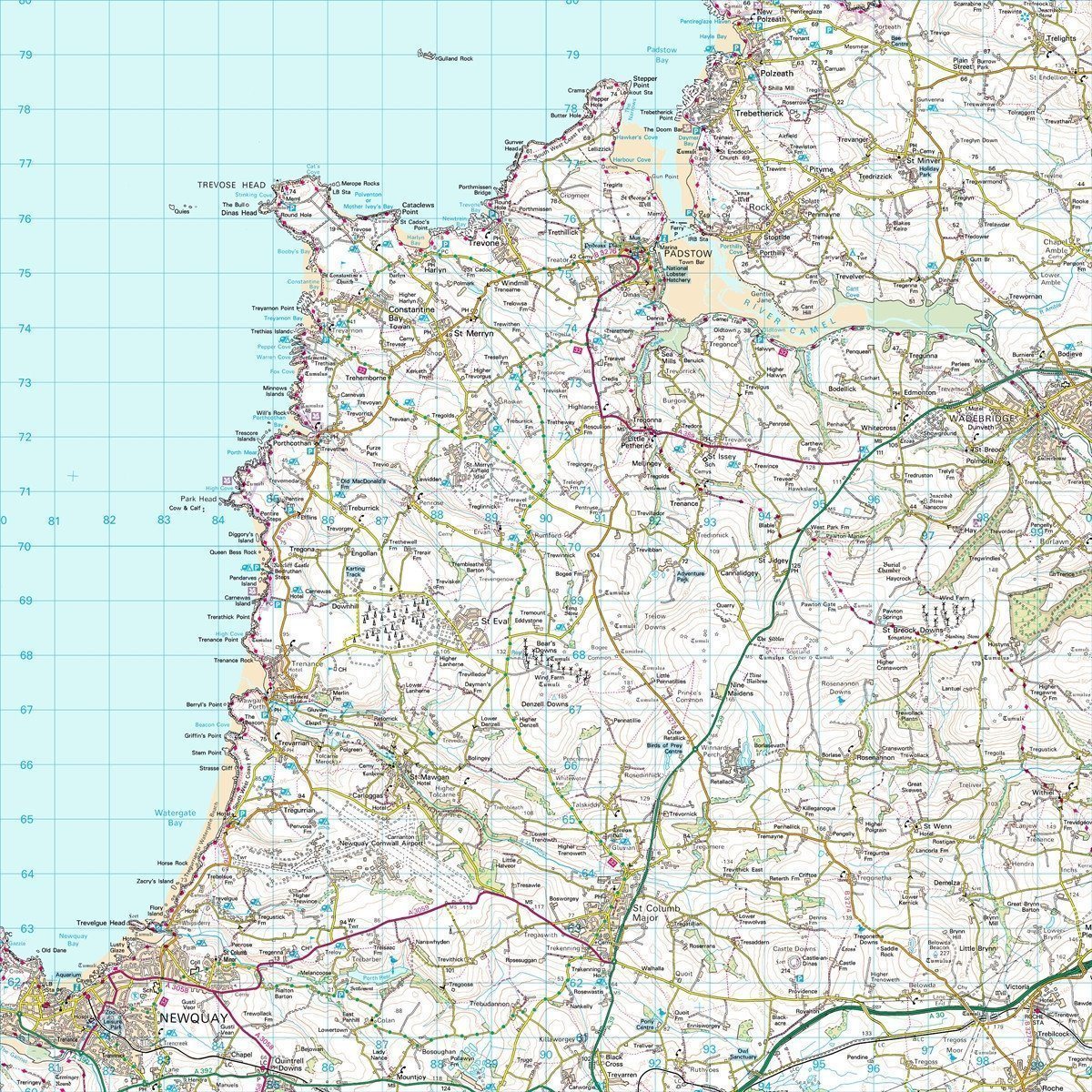 Os Map 252 Personalised Ordnance Survey Topographic Map - Centred on your Home ...