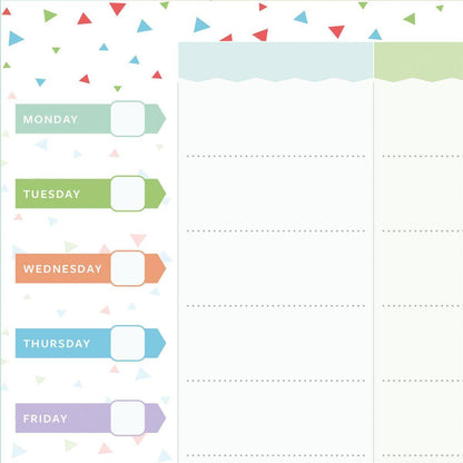 Wall Planner - Family Week Planner - Laminated Wall Planner