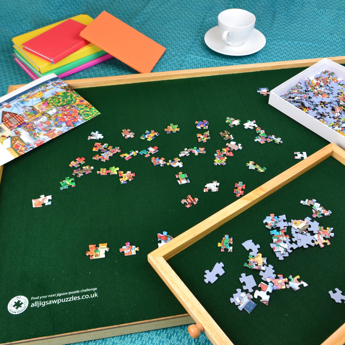 Wooden Jigsaw Puzzle Table- perfect gift for a puzzler